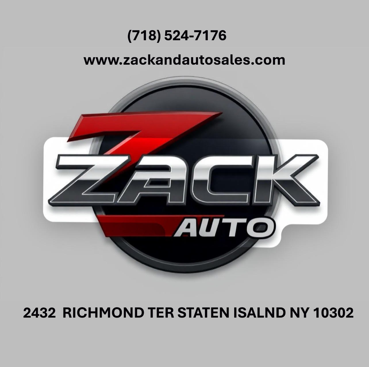 Zack and Auto Sales LLC