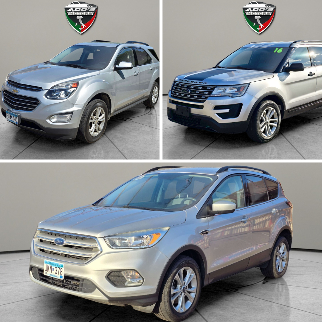 SUV Showdown: Comparing the 2018 Ford Escape SE, 2016 Chevrolet Equinox LT, and 2016 Ford Explorer AWD