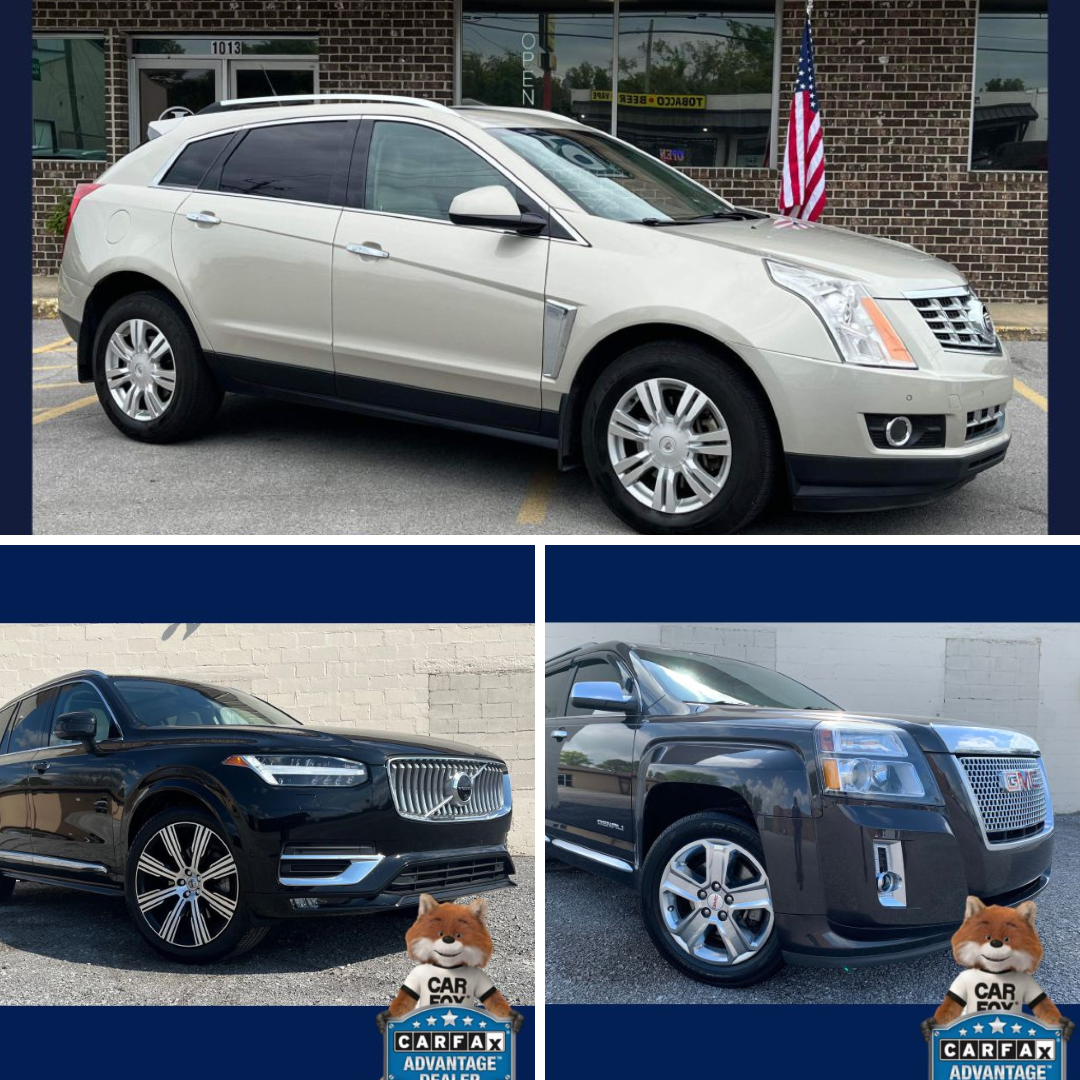 Luxury SUVs: Comparing the Volvo XC90, Cadillac SRX, and GMC Terrain