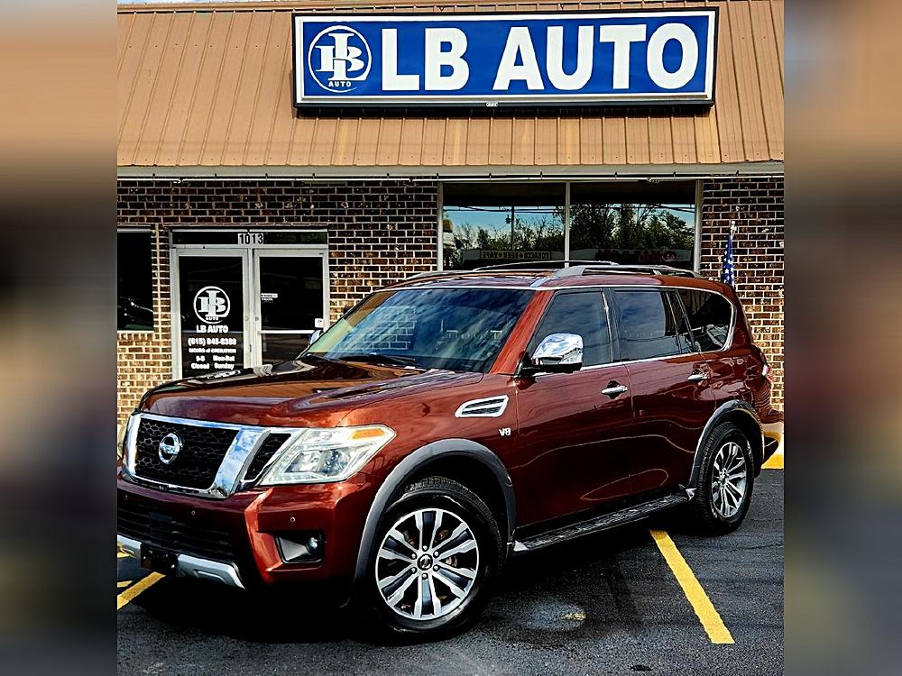 2018 NISSAN ARMADA SV: A Standout SUV in Vibrant Orange