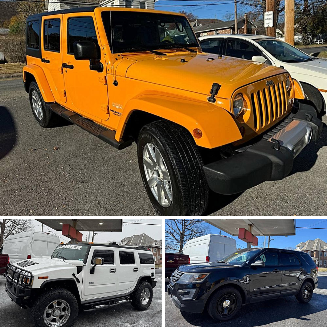 Tough Choices on Four Wheels: H2 Muscle, Wrangler Grit, or Explorer Smarts?