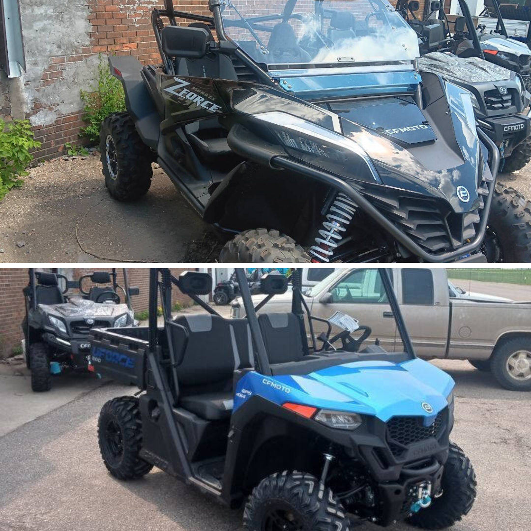 Choosing Your Next Adventure: A Detailed Comparison of the 2023 CF MOTO U FORCE 600 and 2023 CFMoto Z FORCE 950 HO EX