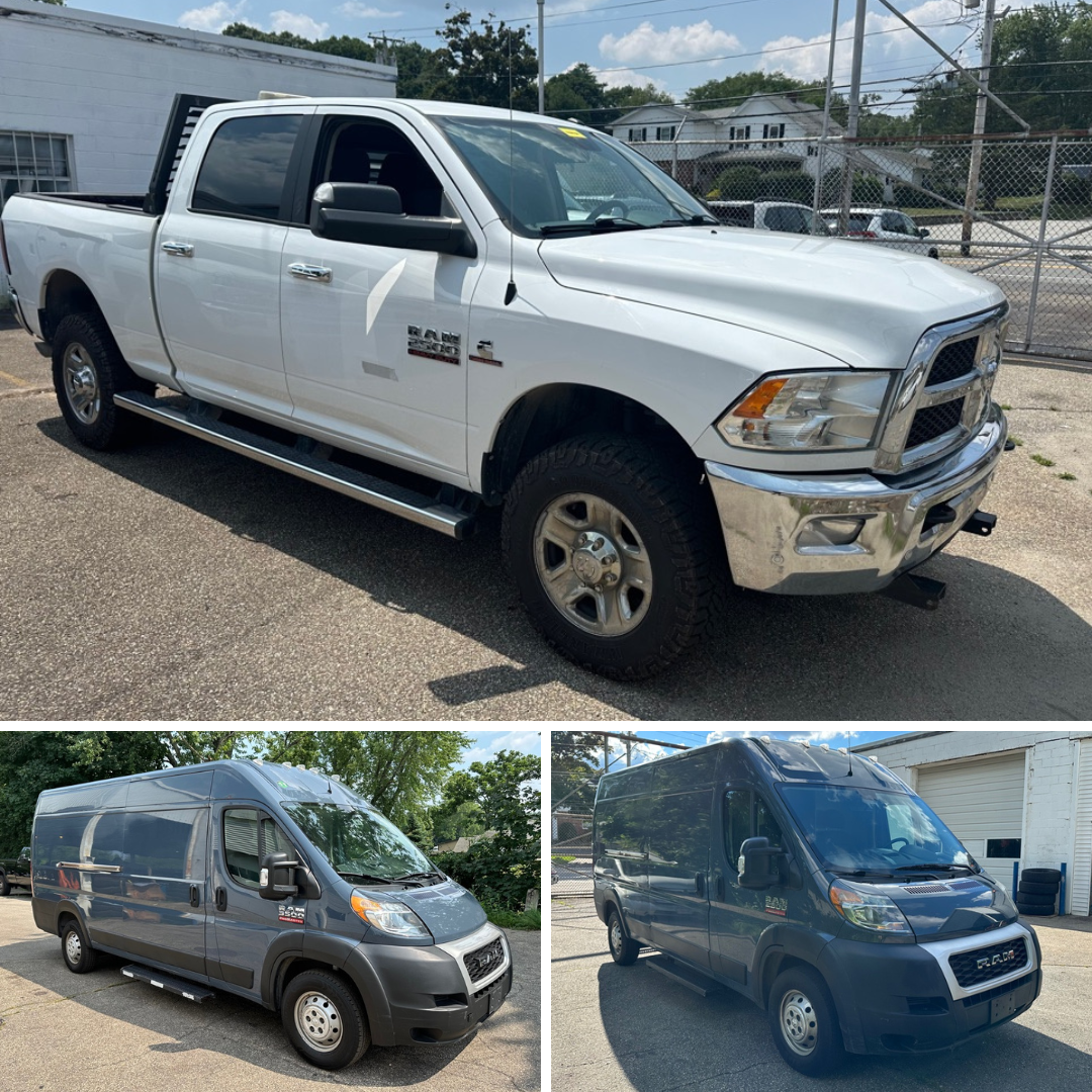 Finding the Right Fit: Comparing the RAM ProMaster 2500, ProMaster 3500, and RAM 2500 SLT for Your Business