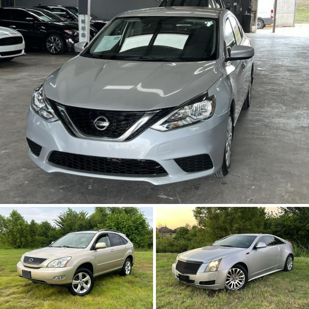 Car Comparison: Nissan Sentra, Lexus RX 350, and Cadillac CTS