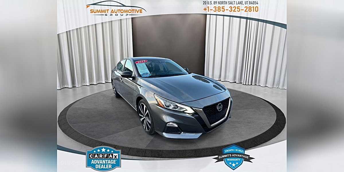 Altima-tely a Smart Choice: The 2019 Nissan Altima 2.5 SR AWD Sedan