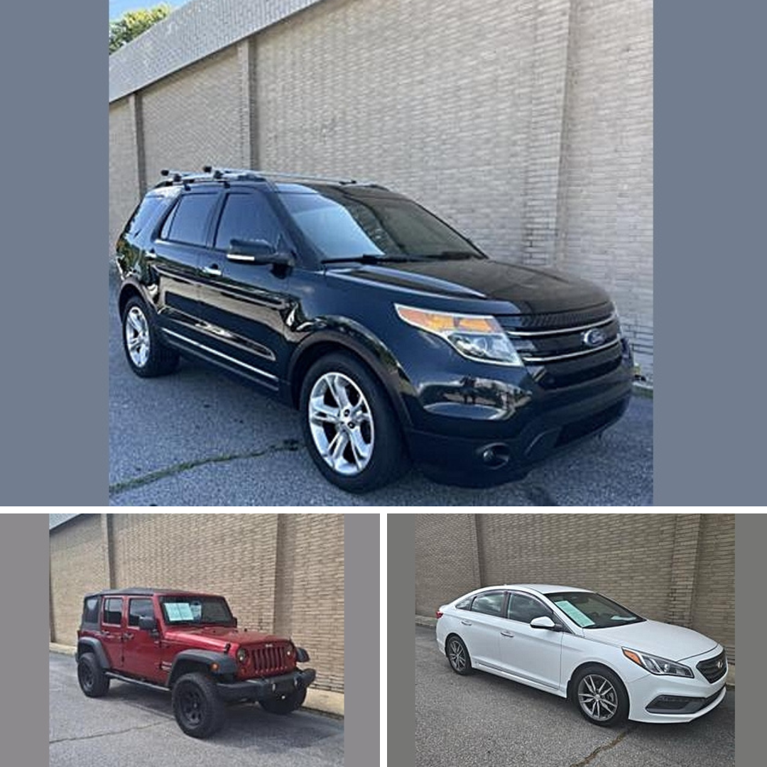 Finding the Right Fit: 2015 Ford Explorer, 2013 Jeep Wrangler, and 2015 Hyundai Sonata Compared