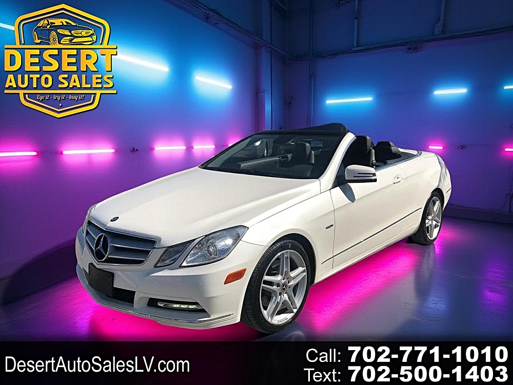 2012 Mercedes-Benz E-Class 2dr Cabriolet E 350 RWD: A Blend of Elegance and Performance 🚗
