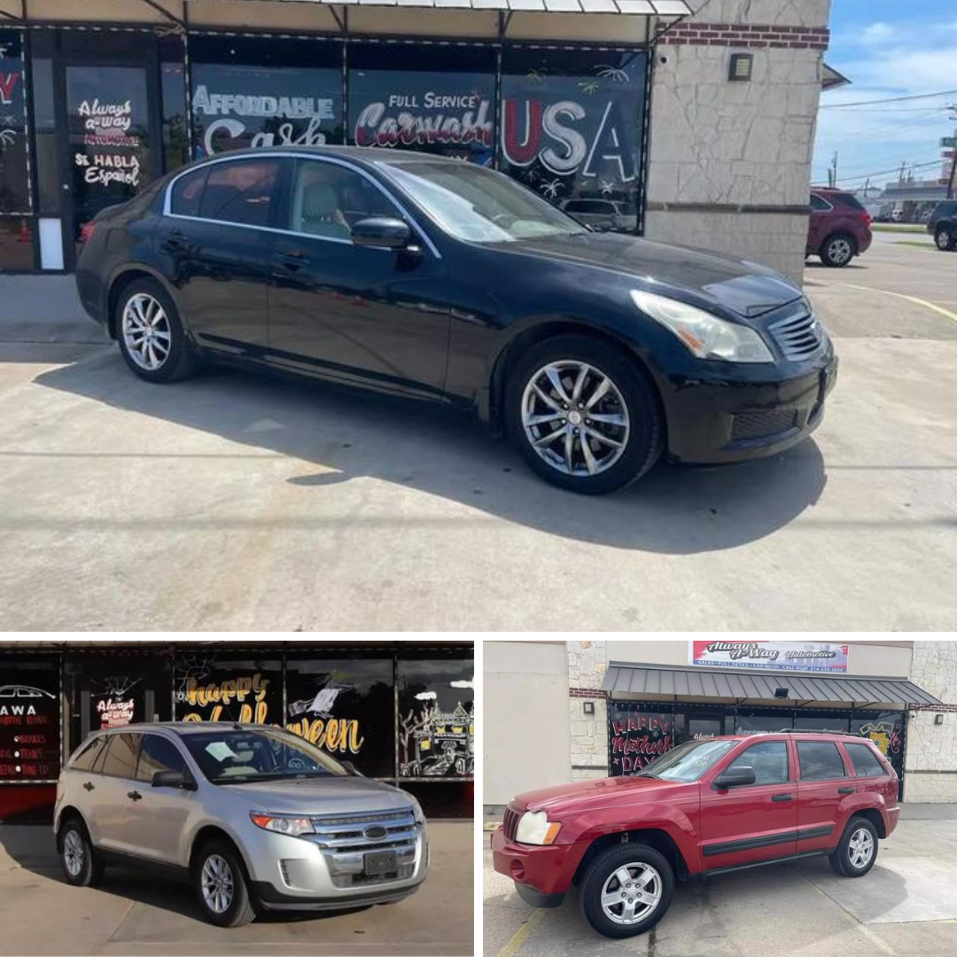 Affordable Quality: Comparing the 2007 INFINITI G35x, 2013 Ford Edge SE, and 2006 Jeep Grand Cherokee Laredo