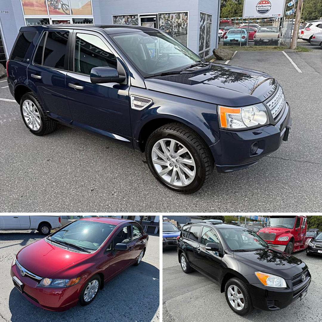 Budget Battle on Four Wheels: Comparing the LR2, Civic, and RAV4