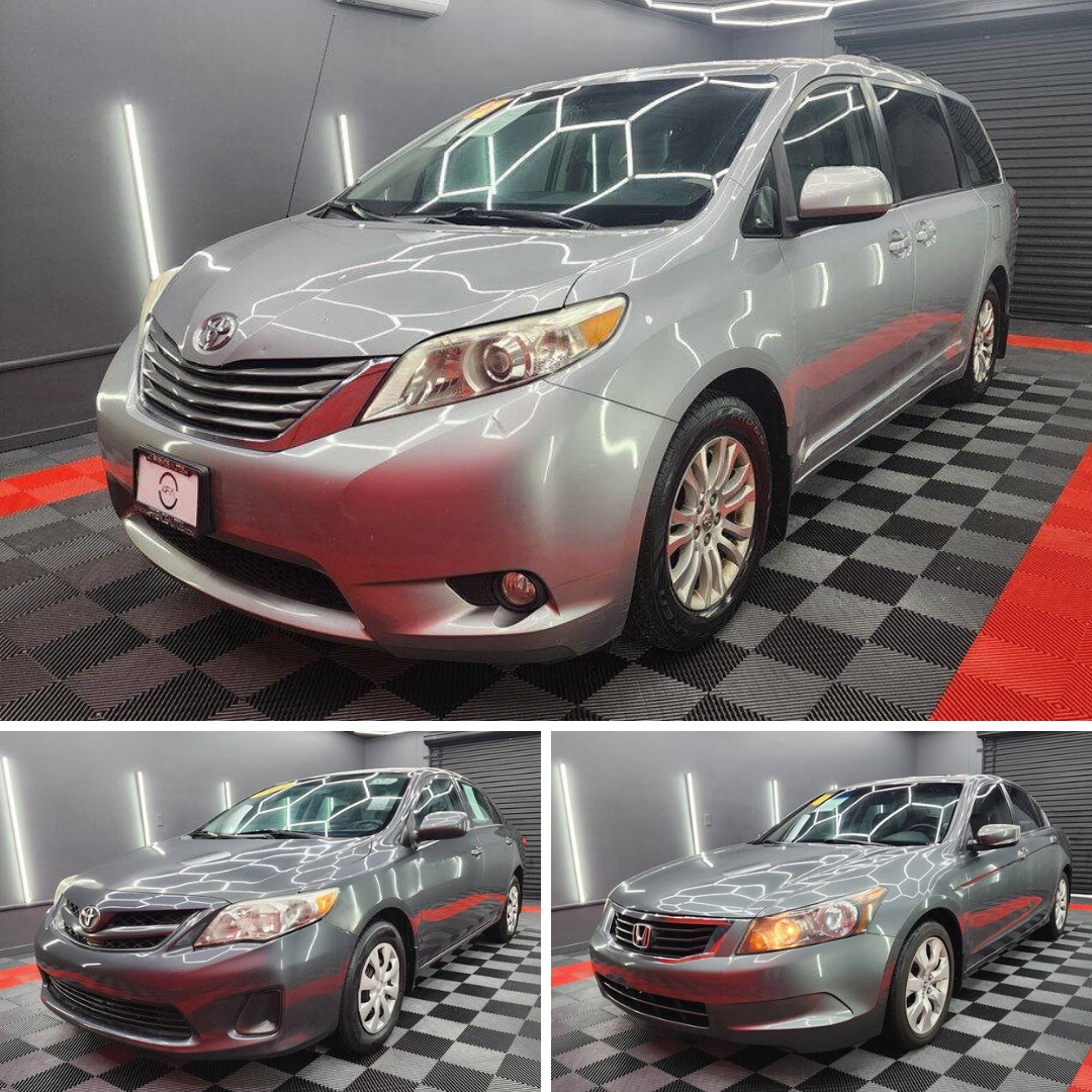 Affordable and Reliable: Comparing the 2012 Toyota Sienna XLE, 2012 Toyota Corolla BASE, and 2010 Honda Accord EX