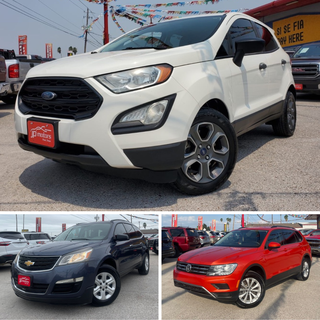 Choosing the Right Fit: Comparing the 2018 Ford EcoSport S, 2013 Chevrolet Traverse LS, and 2018 Volkswagen Tiguan S