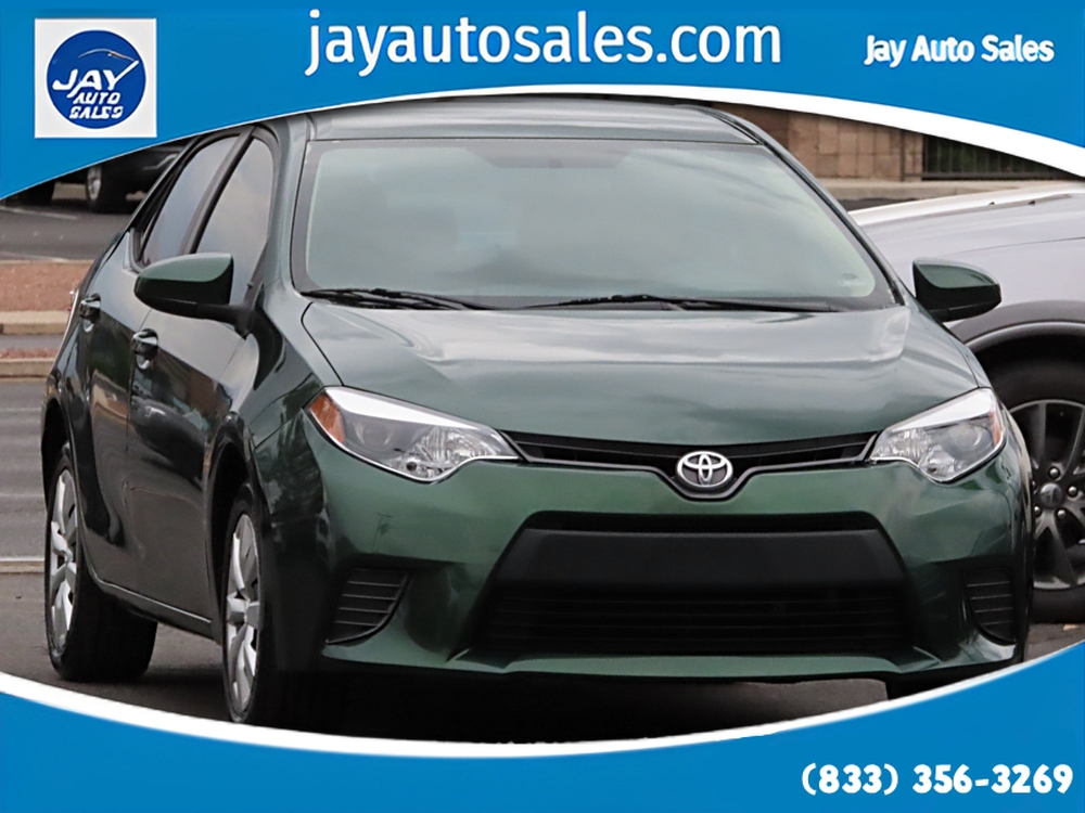 🚘 Take the Wheel of Possibility: 2015 Toyota Corolla 4dr Sdn Auto LE 🚘