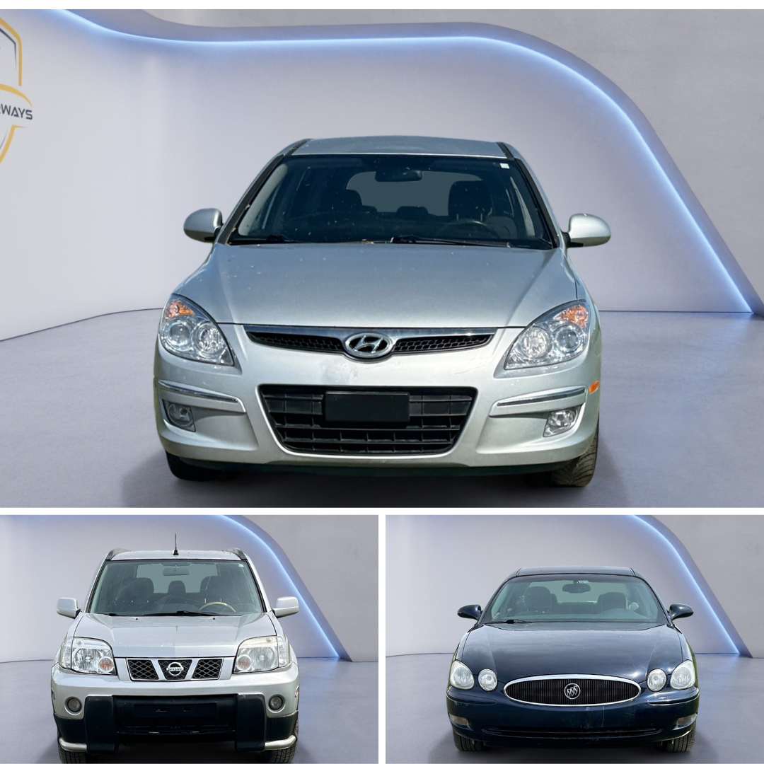 Silver Showdown: Comparing the 2009 Hyundai Elantra Touring, 2005 Nissan X-Trail LE, and 2012 BMW X5