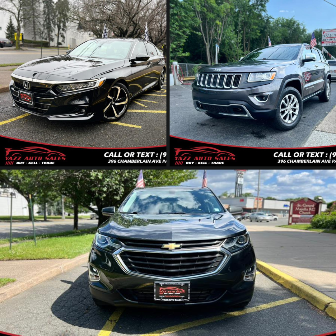 Battle of the Mid-Range: 2021 Honda Accord vs. 2019 Chevrolet Equinox vs. 2015 Jeep Grand Cherokee
