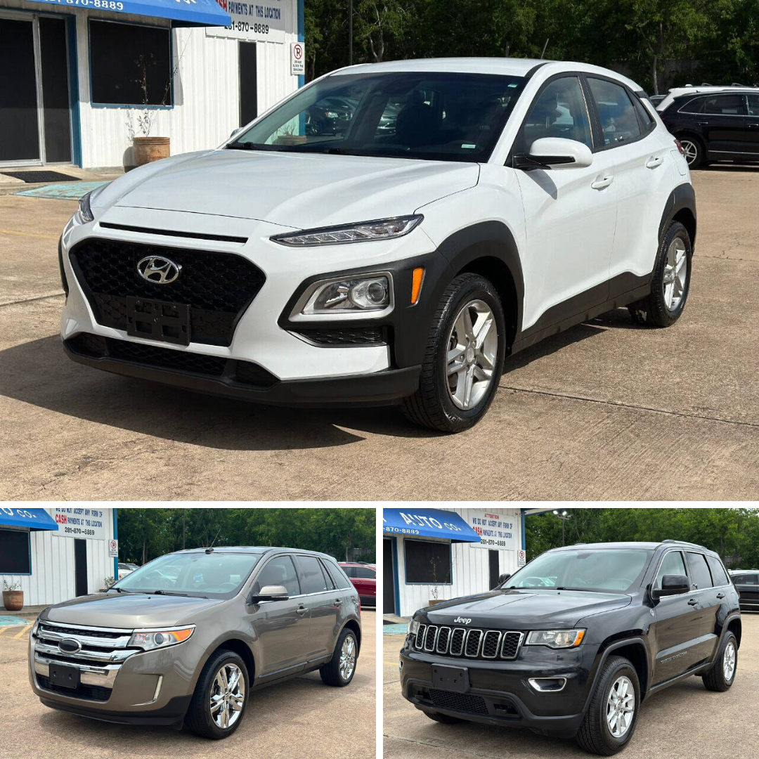 The Ultimate Crossover Comparison: Hyundai Kona, Ford Edge, and Jeep Grand Cherokee
