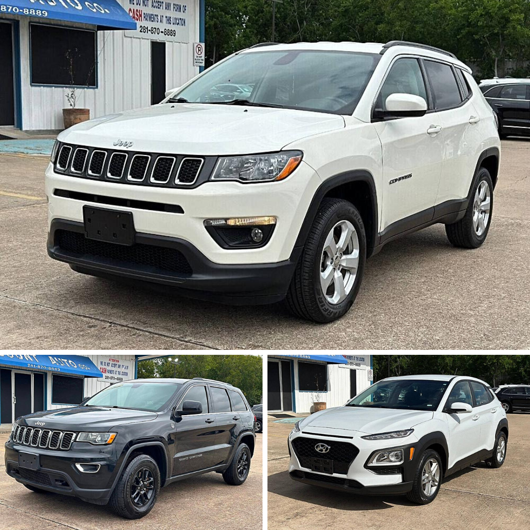 Three Ways to Go Bold: Comparing the 2021 Hyundai Kona SE, 2018 Jeep Grand Cherokee Altitude, and 2019 Jeep Compass Latitude