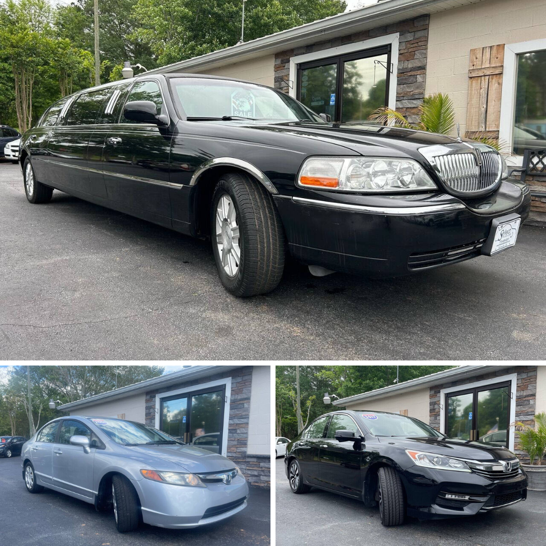 Choosing Your Perfect Sedan: Comparing the 2008 Honda Civic LX, 2017 Honda Accord Hybrid, and 2008 Lincoln Town Car Executive