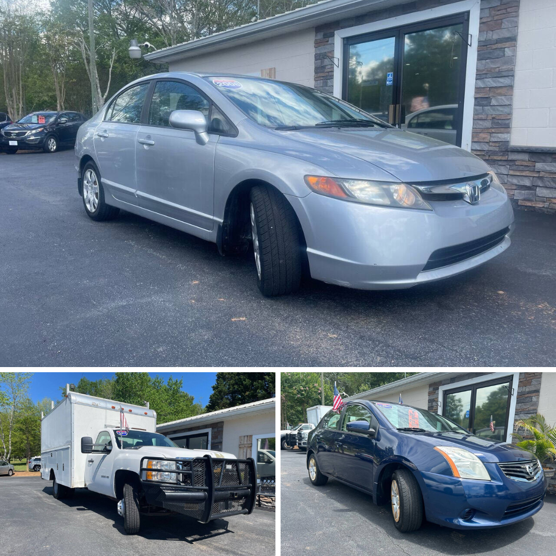 Finding the Perfect Fit: Comparing the 2008 Honda Civic, 2014 Chevrolet Silverado 3500HD, and 2011 Nissan Sentra