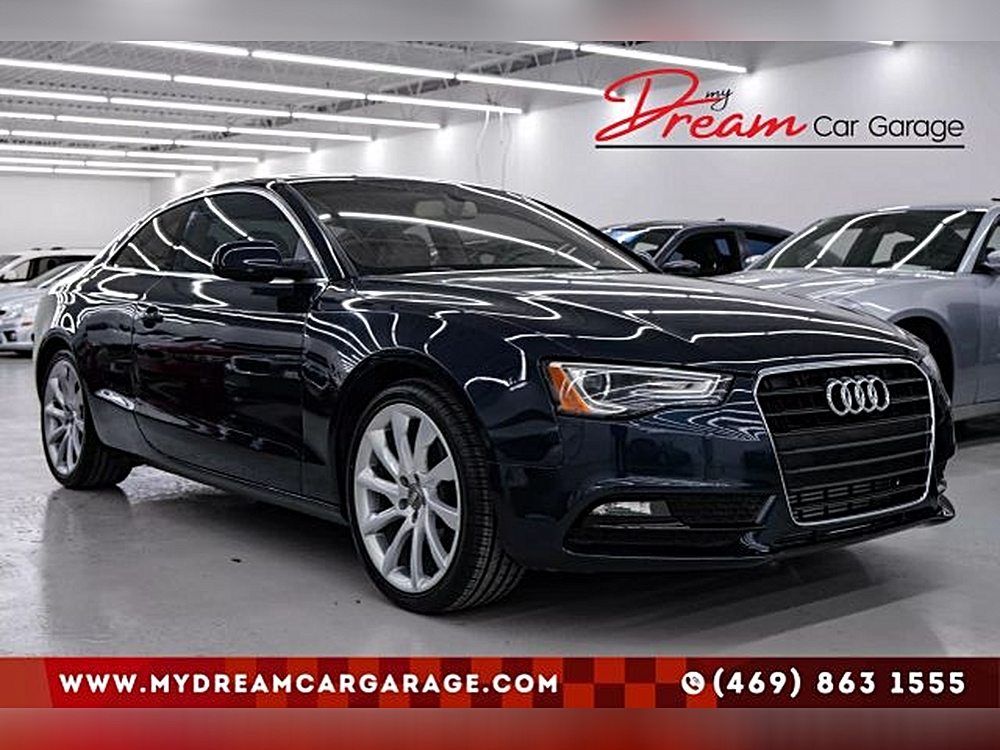 Blue Steel Elegance: The 2014 Audi A5 Premium Plus Coupe Unleashed