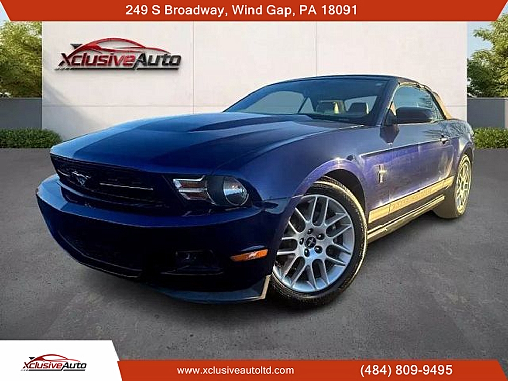Ride the Legend: A Look at the 2012 Ford Mustang Premium Convertible 2D
