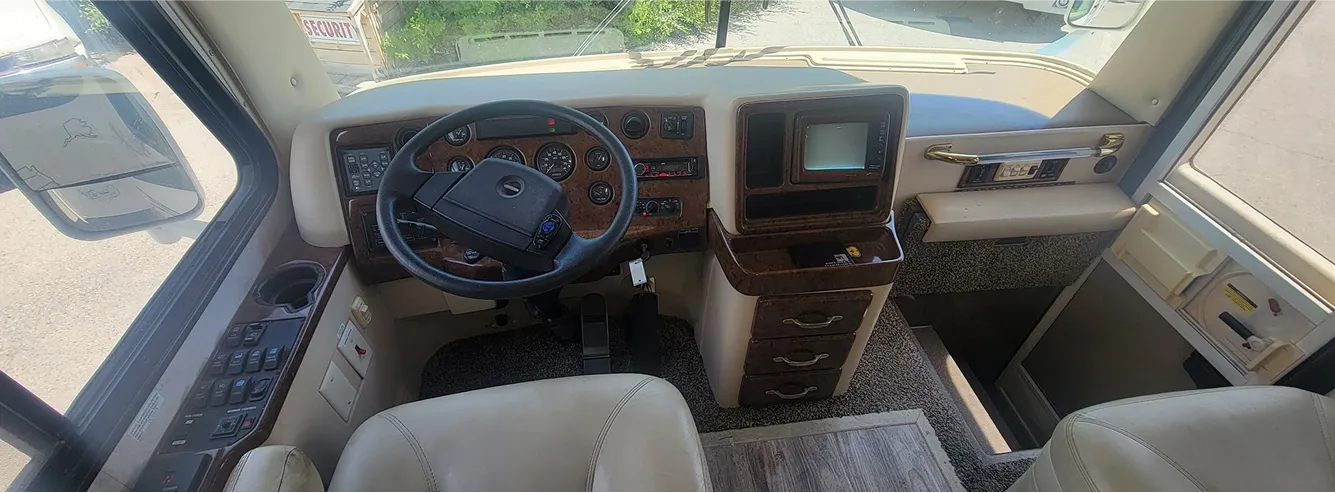 RV Dashboard Interior