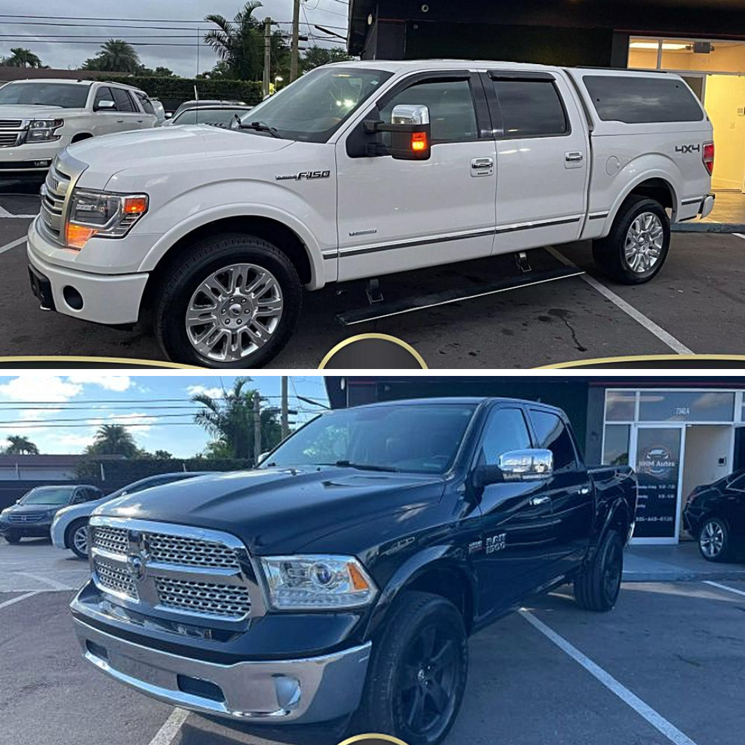 The Torque Choice: Ford F150 Platinum vs. Ram 1500 Laramie