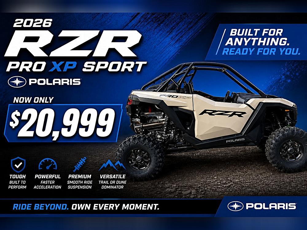 Why the 2026 Polaris RZR Pro XP Sport Stands Out 🌟