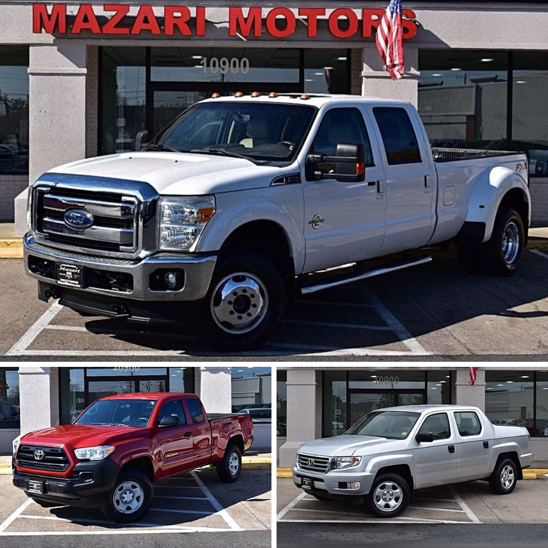 Torque Trio: Ford Super Duty F-350, Honda Ridgeline, and Toyota Tacoma Go Head-to-Head