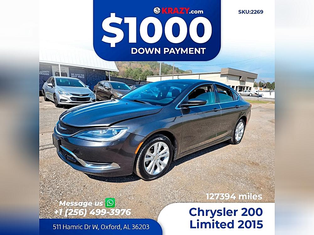 2015 Chrysler 200 Limited Sedan 4D – Technical Overview