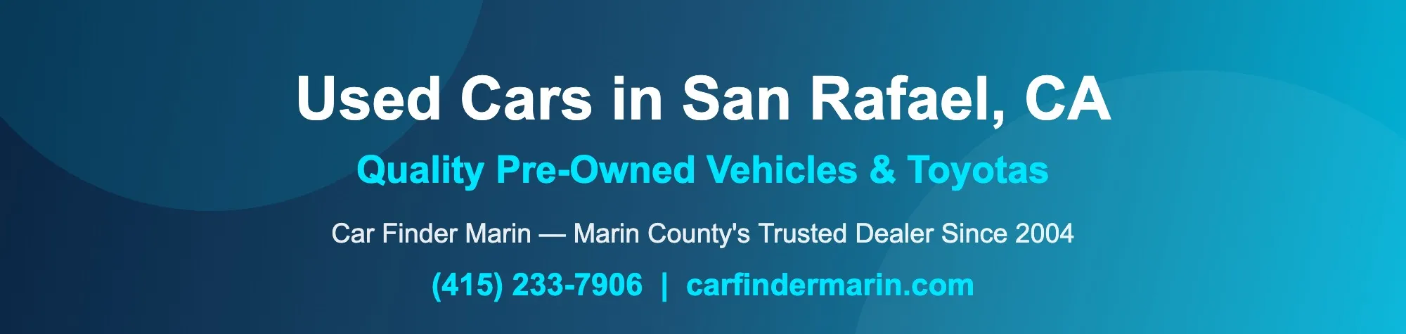 Used Cars for Sale in San Rafael, CA | Toyota Dealer | Car Finder Marin