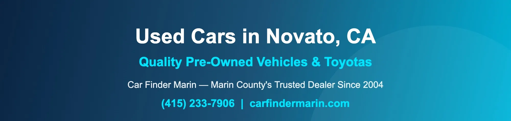 Used Cars for Sale in Novato, CA | Toyota Dealer | Car Finder Marin