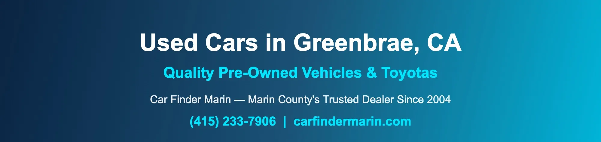 Used Cars for Sale in Greenbrae, CA | Toyota Dealer | Car Finder Marin