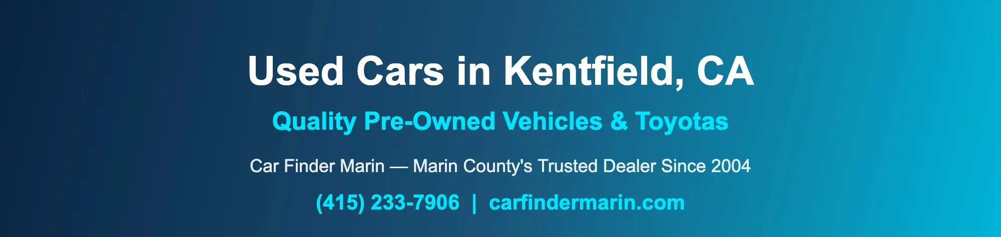 Used Cars for Sale in Kentfield, CA | Toyota Dealer | Car Finder Marin