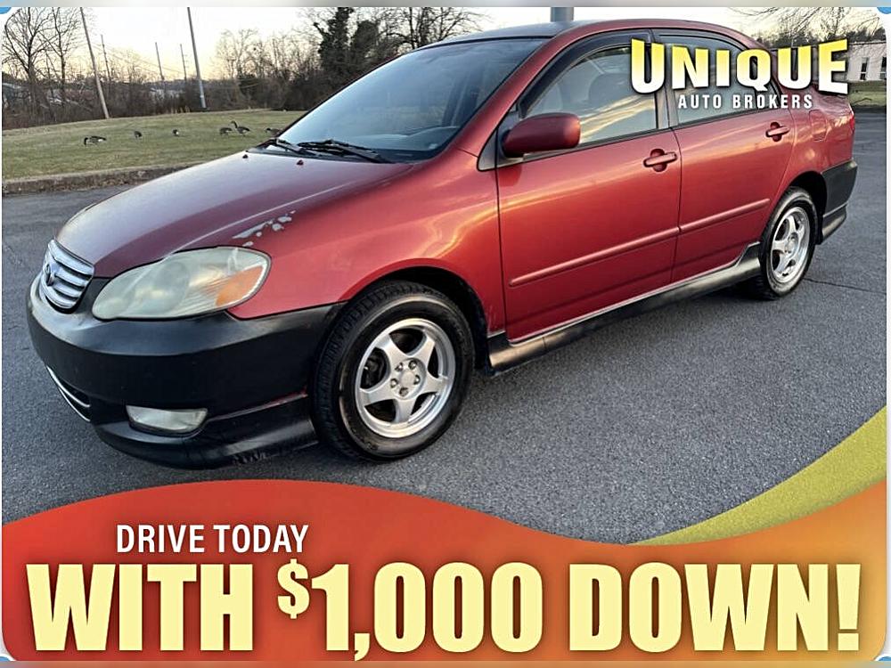 Take the Wheel of Possibility: 2004 Toyota Corolla S 4dr Sedan