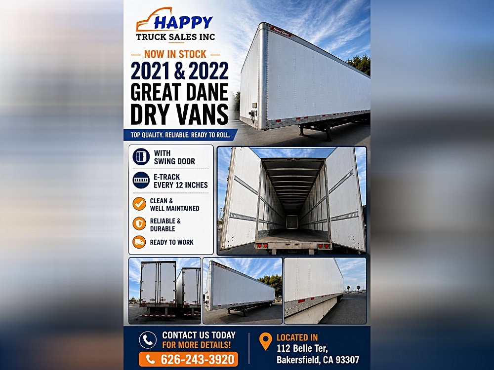 🚛 The 2021 GREAT DANE DRY VAN: Efficiency and Versatility Combined 🚛